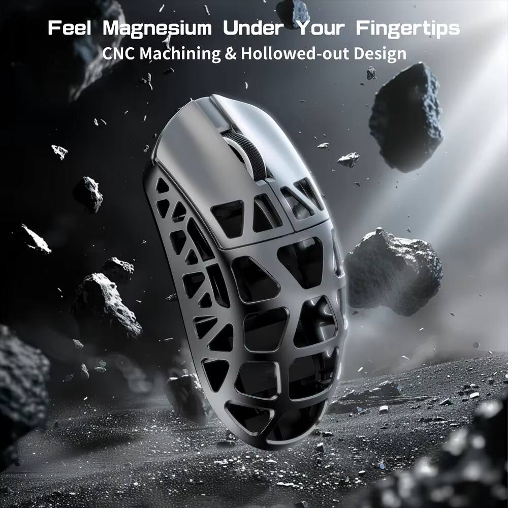 Feel Magnesium Under Your Fingertips  
CNC Machining & Hollowed-out Design