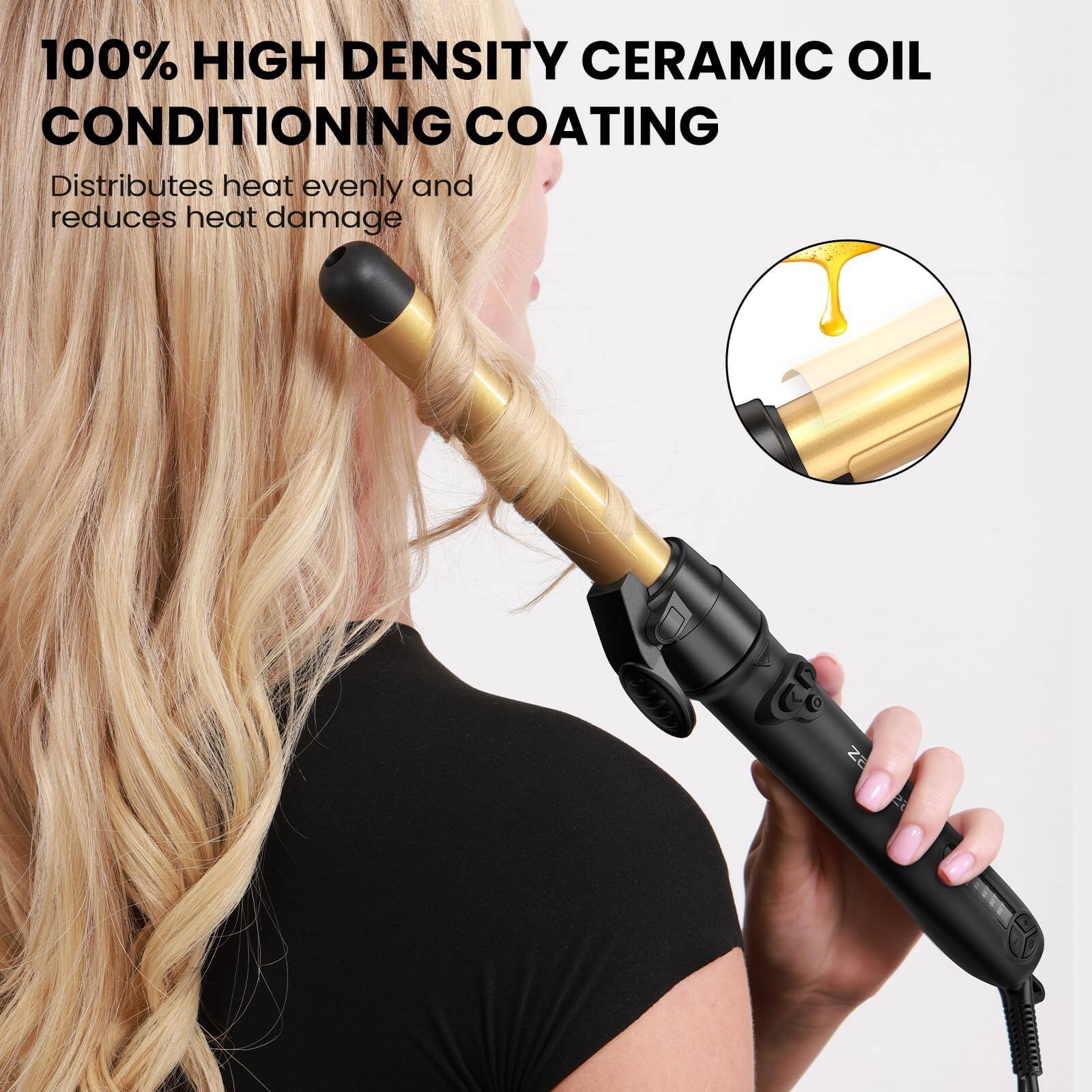 100% HIGH DENSITY CERAMIC OIL CONDITIONING COATING  
Distributes heat evenly and reduces heat damage
