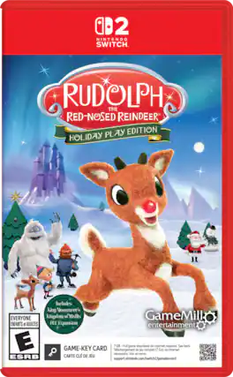 D2 NINTENDO SWITCH
RUDOLPH THE RED-NOSED REINDEER PLAY EDITION HOLIDAY
Includes King Moonracer's EVERYONE Kingdom of Misfits GameMill ENFANTS et ADULTES DLC Expansion entertainment E GAME-KEY CARD 7 Tlchargement GB-Full game du download jeu complet Div internet (7Go) Div required. Internet See back. ncessaire. Voir au verso. ESRB CARTE CLE DE JEU support.nintendo.com/switch2/gamekeycard - E (Everyone)
