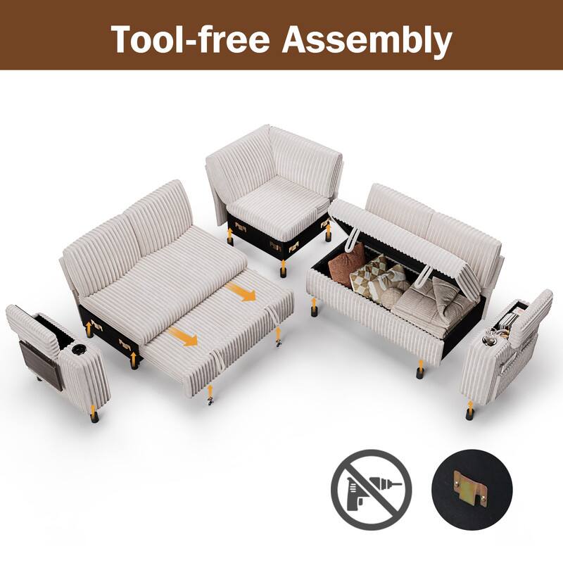 Tool-free Assembly