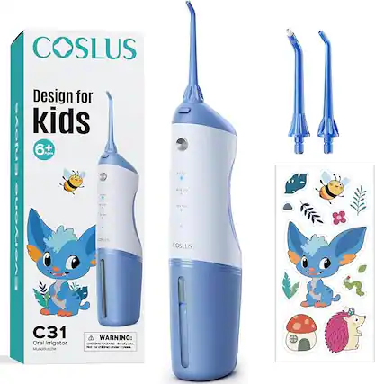COSLUS Design for kids 6+
C31
Oral Irrigator
Munddusche
WARNING: CHOKING HAZARD Small parts. Not for children under 3 years.
