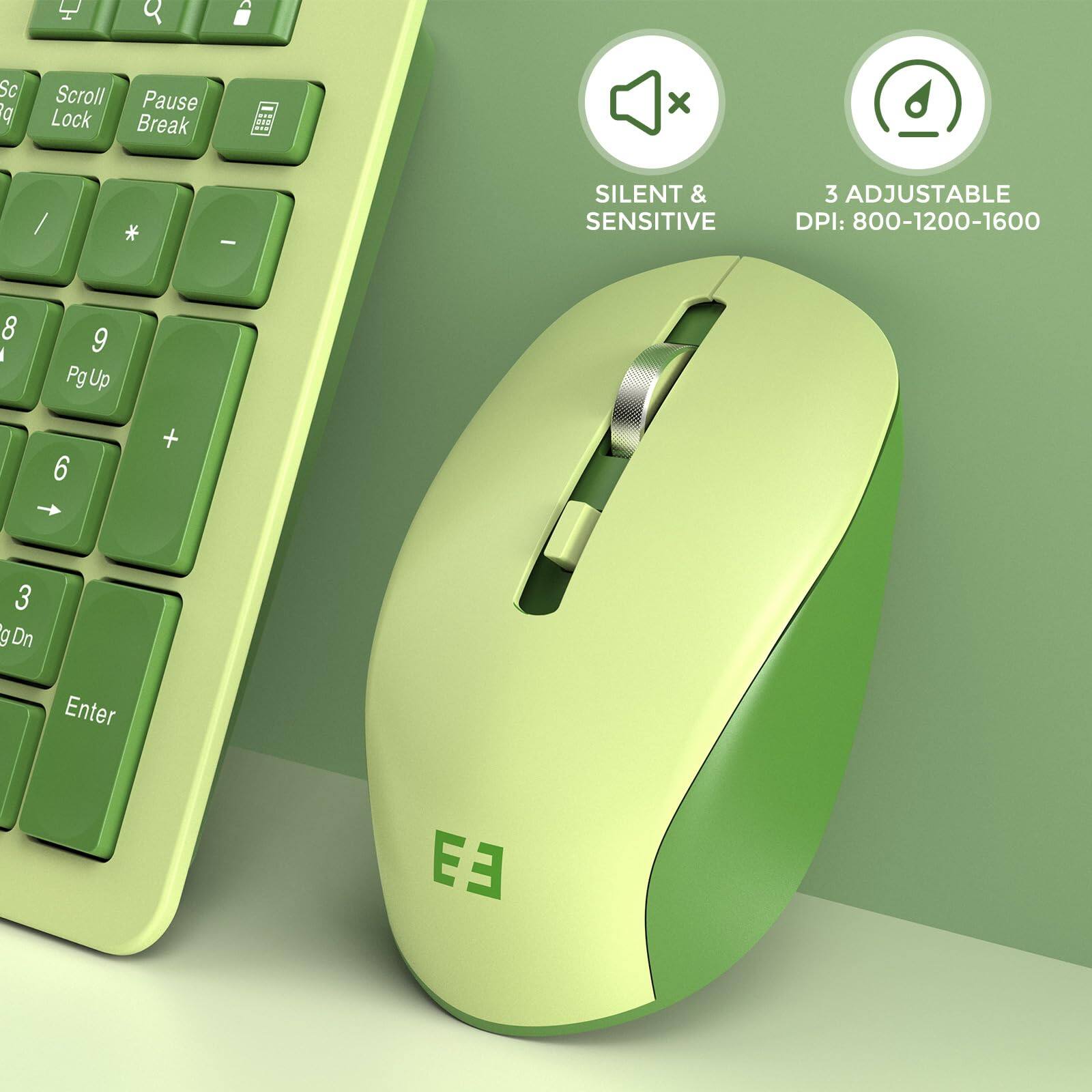 - Silent & Sensitive
- 3 Adjustable DPI: 800-1200-1600
- Scroll Lock
- Pause Break
- Pg Up
- Pg Dn
- Enter