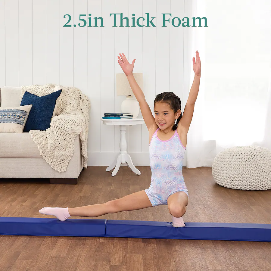 Best Choice Products 8ft Folding Floor Balance Beam 2 Panel For best-choice-products-8ft-folding-floor-balance-beam-2-panel-for