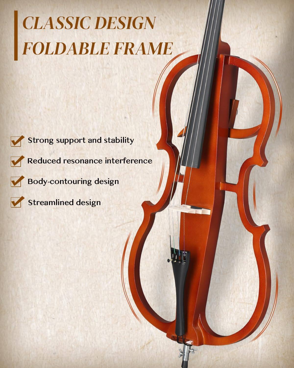 CLASSIC DESIGN FOLDABLE FRAME

- Strong support and stability
- Reduced resonance interference
- Body-contouring design
- Streamlined design