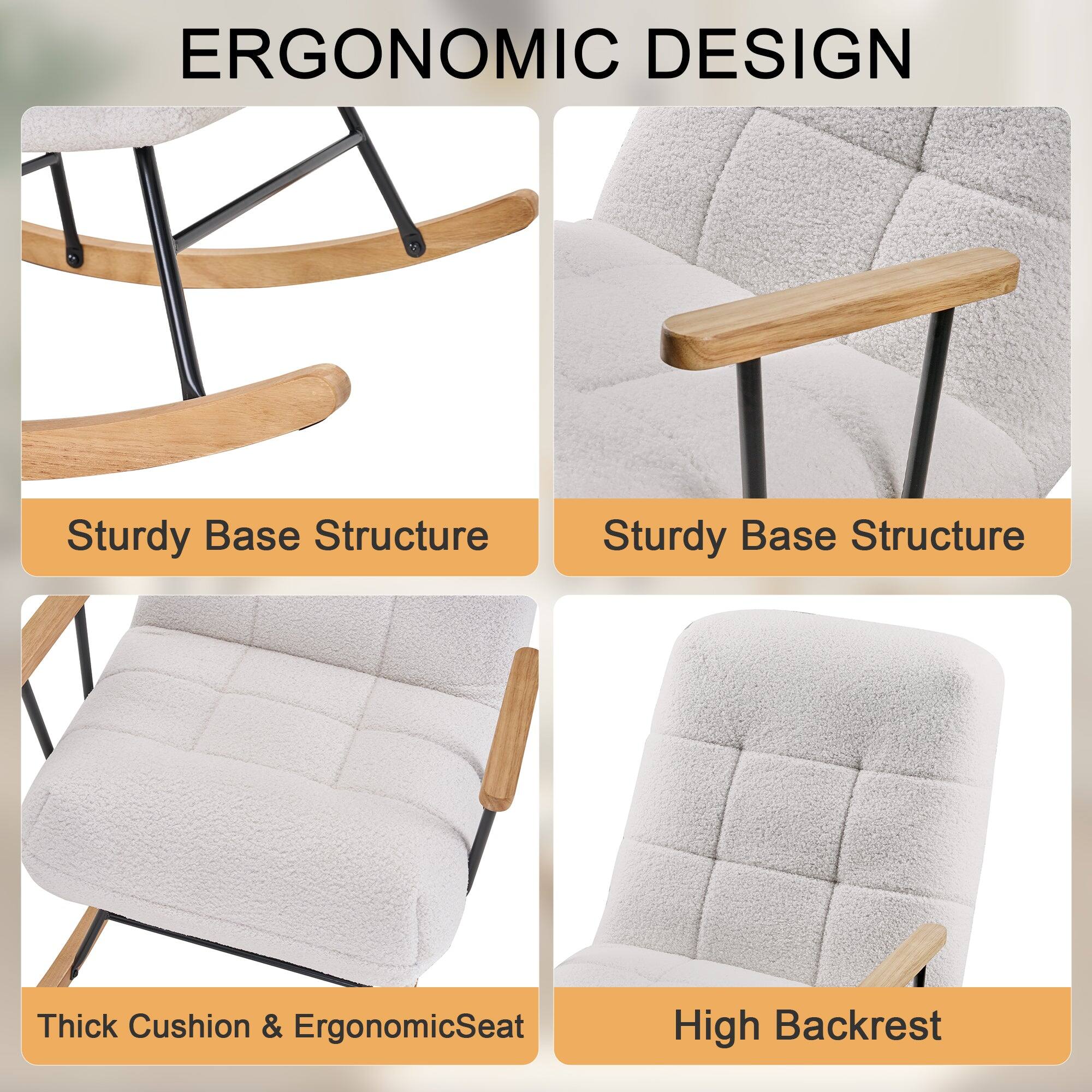 ERGONOMIC DESIGN

- Sturdy Base Structure
- Sturdy Base Structure
- Thick Cushion & Ergonomic Seat
- High Backrest