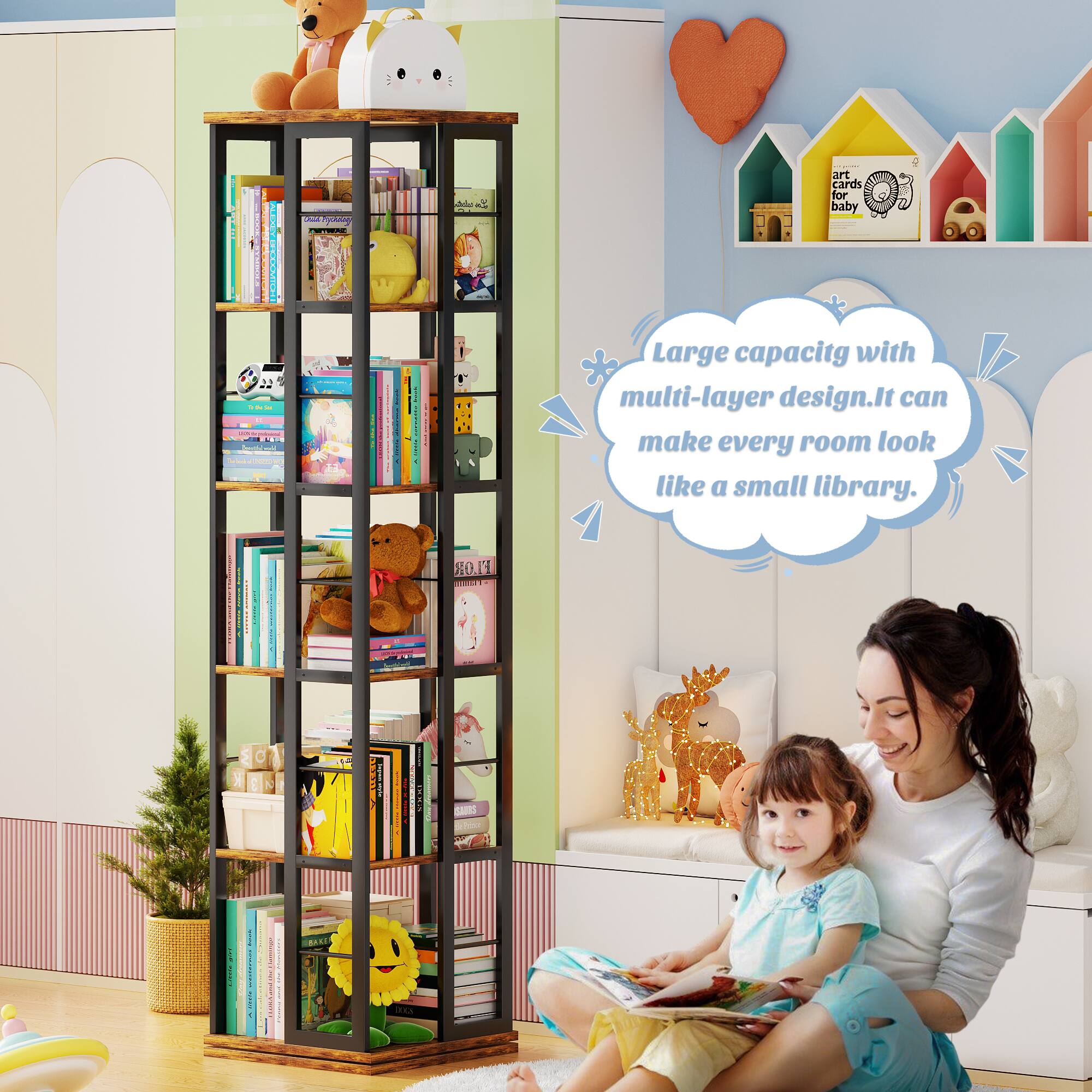 - 1 I AL | art cards for baby
- I I
- - .. I o - | - i | i ! Large capacity with multi-layer design. It can make every room look like a small library. so.ri - | 15300 | | ee I ! I | | - I : | | ME