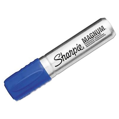 Sharpie - Pro Magnum Permanent Marker, Chisel Tip, Blue, 1/Pack (44003)