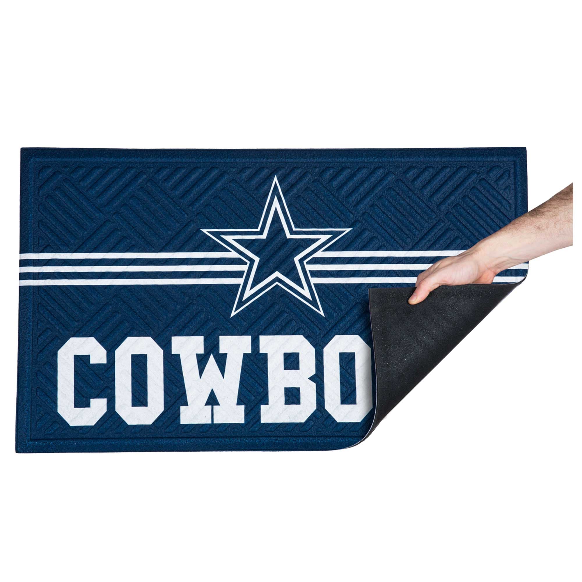 Alt View 1. Evergreen Enterprises - Dallas Cowboys Embossed Door Mat - Multicolor.