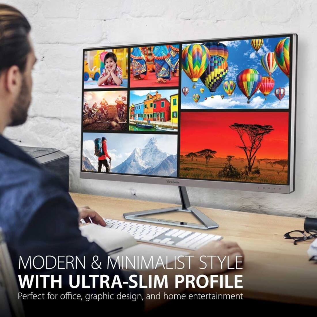 Alt View 16. ViewSonic - 27 LCD 4K UHD Monitor (DisplayPort HDMI) - Silver.
