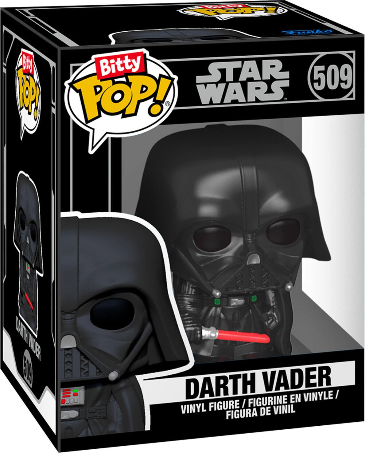 Whu Op l  B Bitty STAR 509 A POP! WARS BAATRN VAOEE E  .0U DARTH VADER FIGURINE EN VINYLE/ FIGURE I VINYL FIGURA DE VINIL