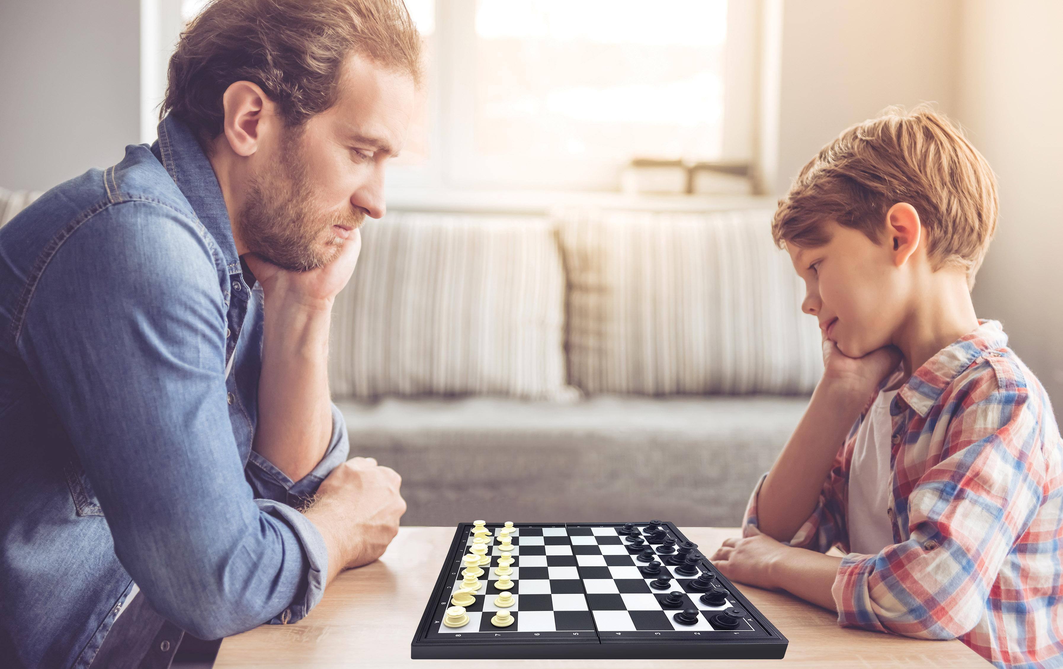 Alt View 3. Lexibook - Magnetic Foldable Chess Game.