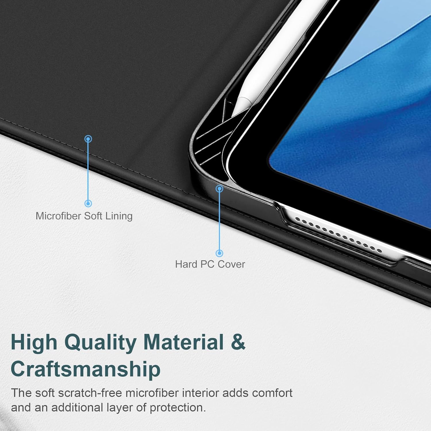 Microfiber Soft Lining Hard PC Cover High Quality Material & Craftsmanship

The soft scratch-free microfiber interior adds comfort and an additional layer of protection.