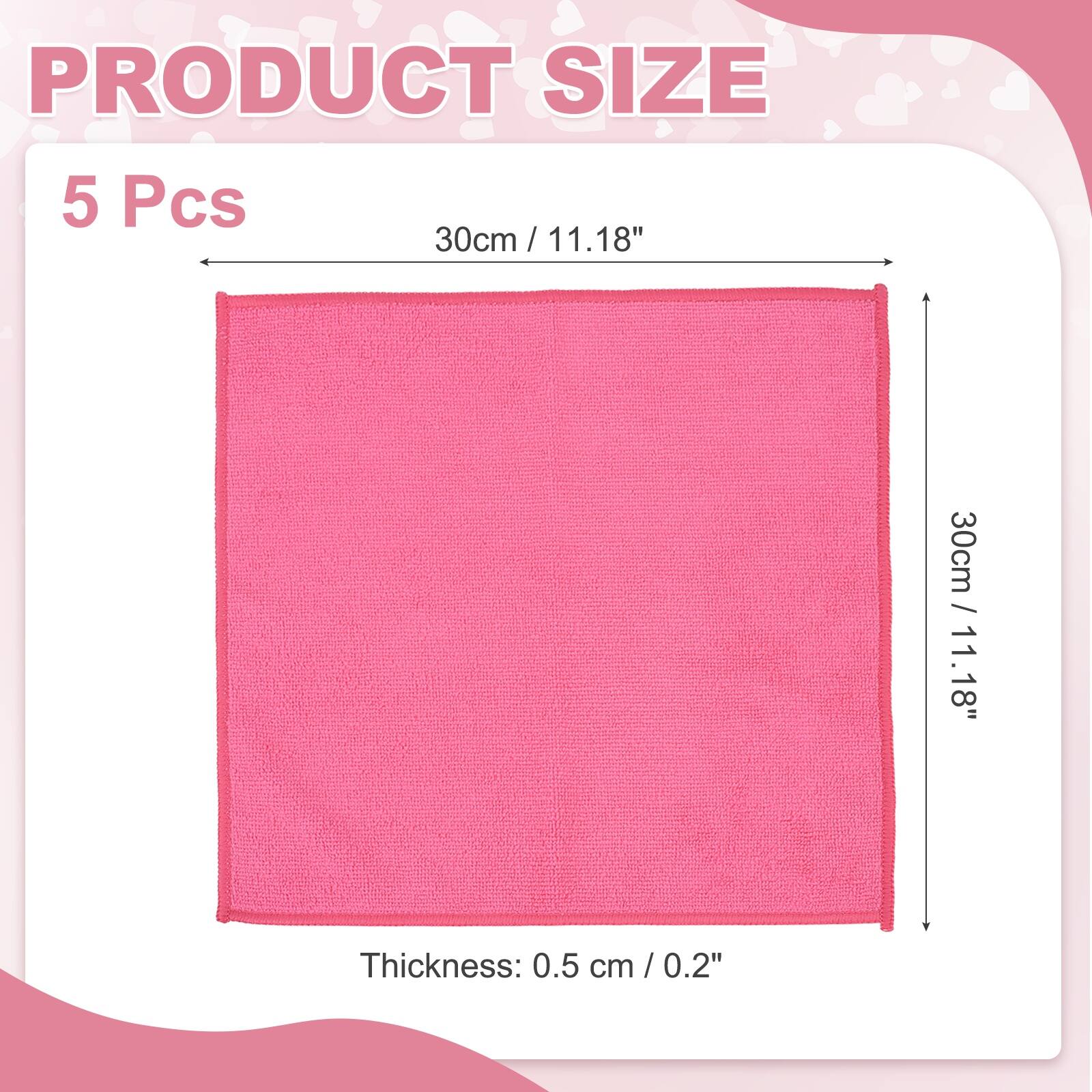PRODUCT SIZE

5 Pcs

30cm / 11.18" x 30cm / 11.18" 

Thickness: 0.5 cm / 0.2"