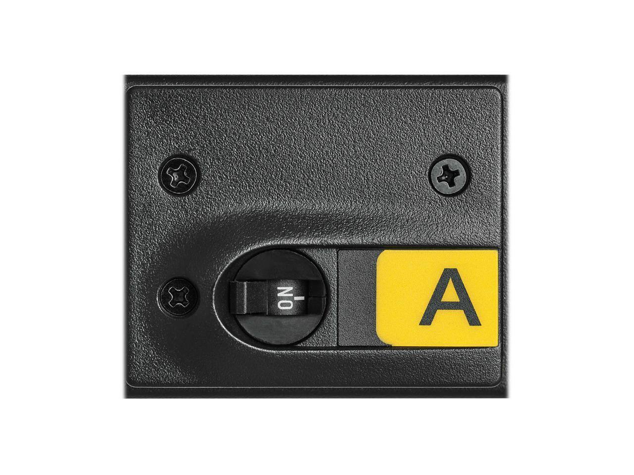Alt View 7. Eaton - Eaton EVMAGU23X G4 Managed PDU, 42 Outlets, 208V/415V, 72-Inch 0U Vertical - Black Powder Coat.