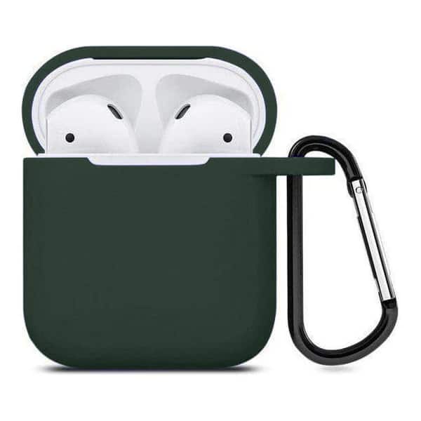 Entronix - Soft-Touch Liquid Silicone Case for AirPods 1st/2nd Generation - Green