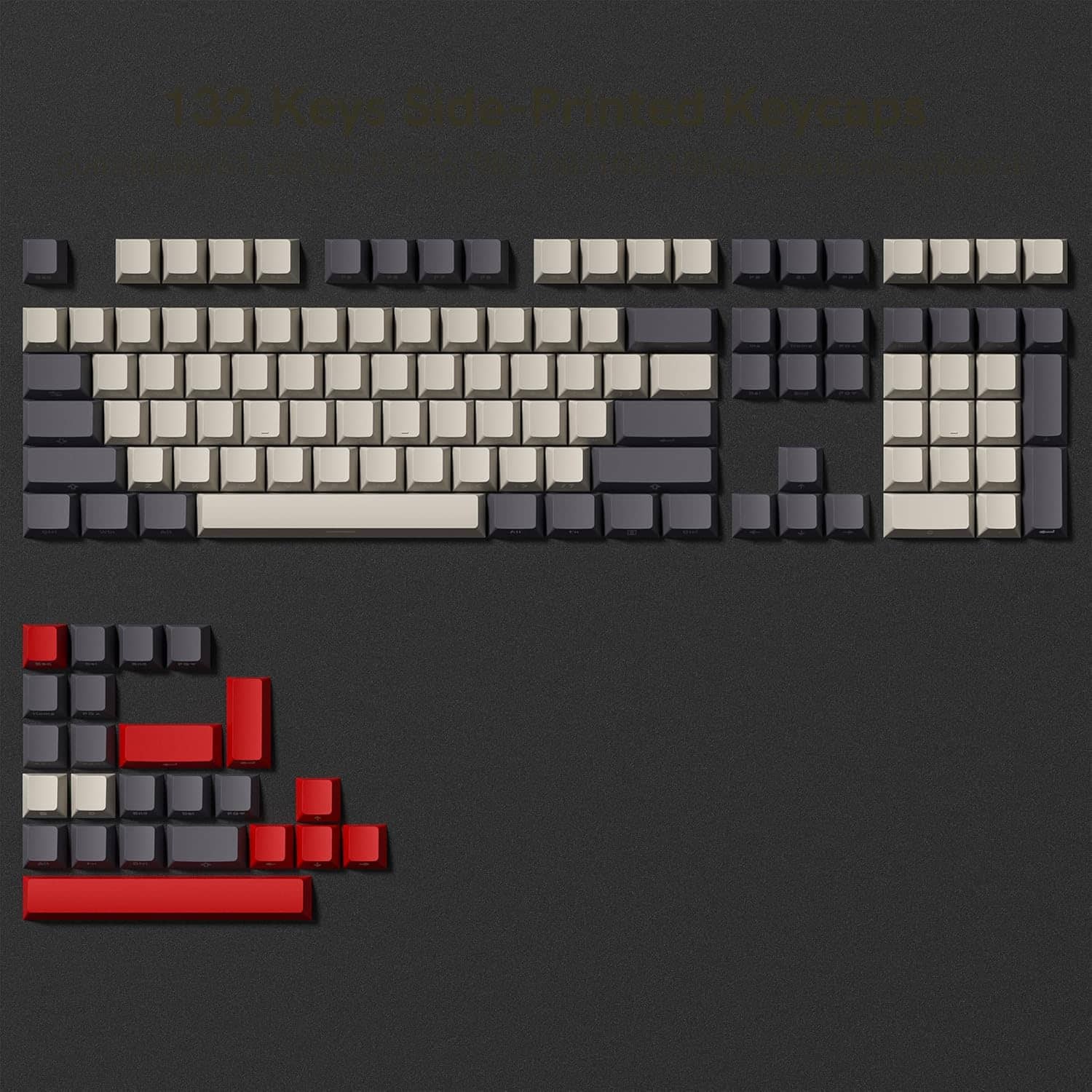 Womier - Shine Through PBT Keycaps Set, Cherry Profile Custom Keycaps for Cherry Gateron MX Switches Mechanical Keyboard - Purple-131 Keys price history on PriceWatchPro