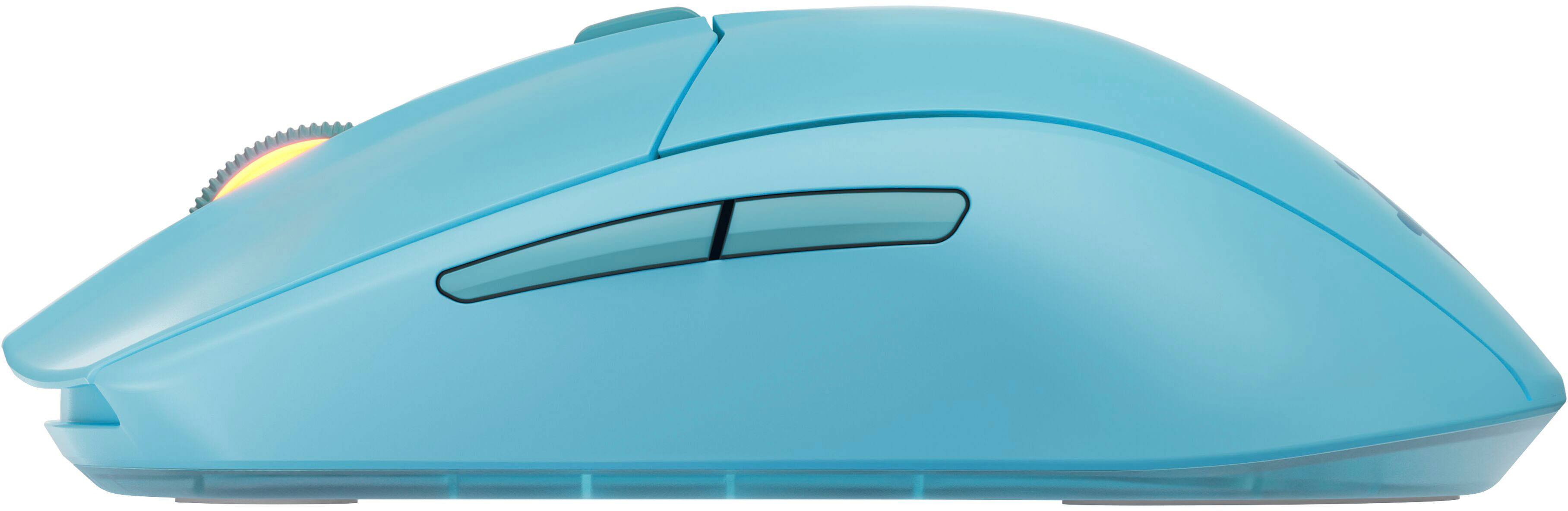 Alt View 5. SteelSeries - Rival 3 Gen 2 Wireless Optical Gaming Mouse with Ultra-fast clicks - Aqua.