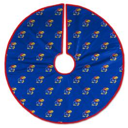 Pegasus - Kansas Jayhawks Microplush Christmas Tree Skirt - Multicolor