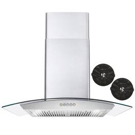 COSMO - 30 inches - Convertible - Wall Range Hood - Stainless Steel