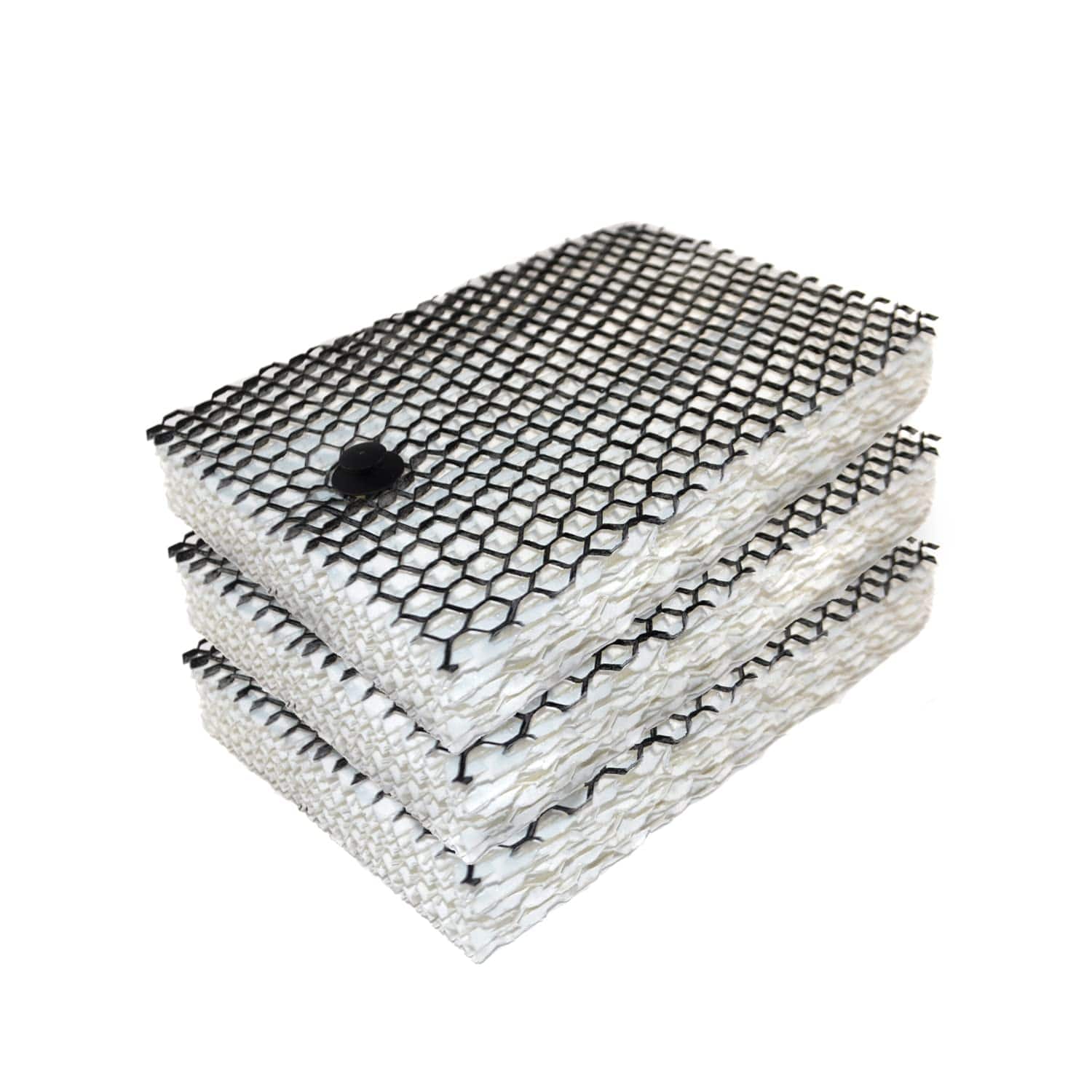 HQRP - 3-Pack Humidifier Wick Filters Type E for Sunbeam SF235, SCM630, SCM631, SCM7809, Holmes HWF100