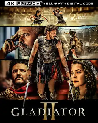 Front. Gladiator II (Steelbook) - 4K Blu-Ray.
