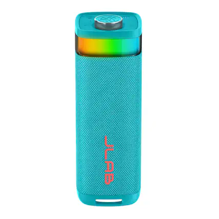 Front. JLab - JBuds Party Speaker - Cyan.