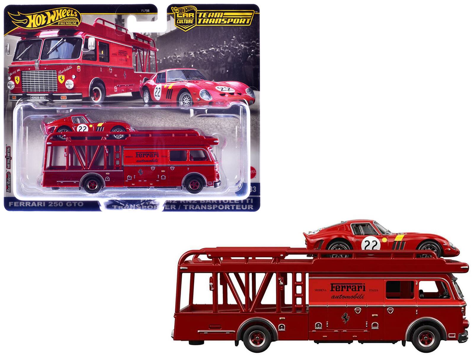 ミニカー Hot Wheels Ferrari 250 GTO & Fiat 642 HotWheels Malaysia | Hot Wheels Ferrari 250 GTO and Fiat 642