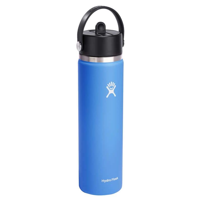Hydroflask - 24 oz Wide Mouth Bottle with Straw Cap - Cascade