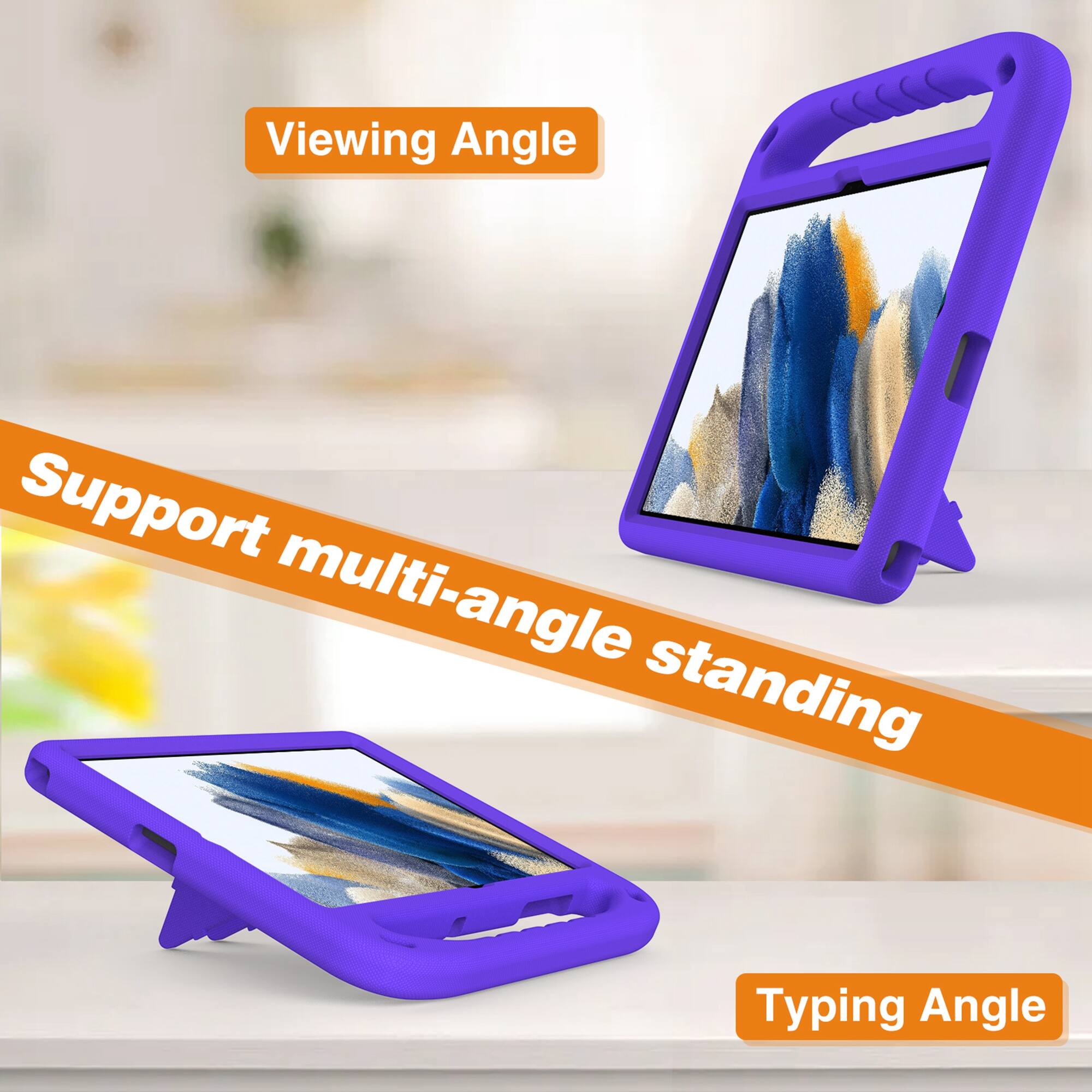 Viewing Angle  
Support multi-angle standing  
Typing Angle