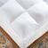 Front. Linenspa Essentials - 3" Queen Down Alternative Mattress Topper - White.