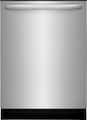 Frigidaire - 24" Top Control Built-In Plastic Tub Dishwasher with MaxDry, 52 dBA - Stainless Steel
