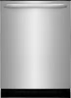 Frigidaire - 24" Top Control Built-In Plastic Tub Dishwasher with MaxDry, 52 dBA - Stainless Steel - Front_Zoom