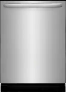 Frigidaire - 24" Top Control Built-In Plastic Tub Dishwasher with MaxDry, 52 dBA - Stainless Steel
