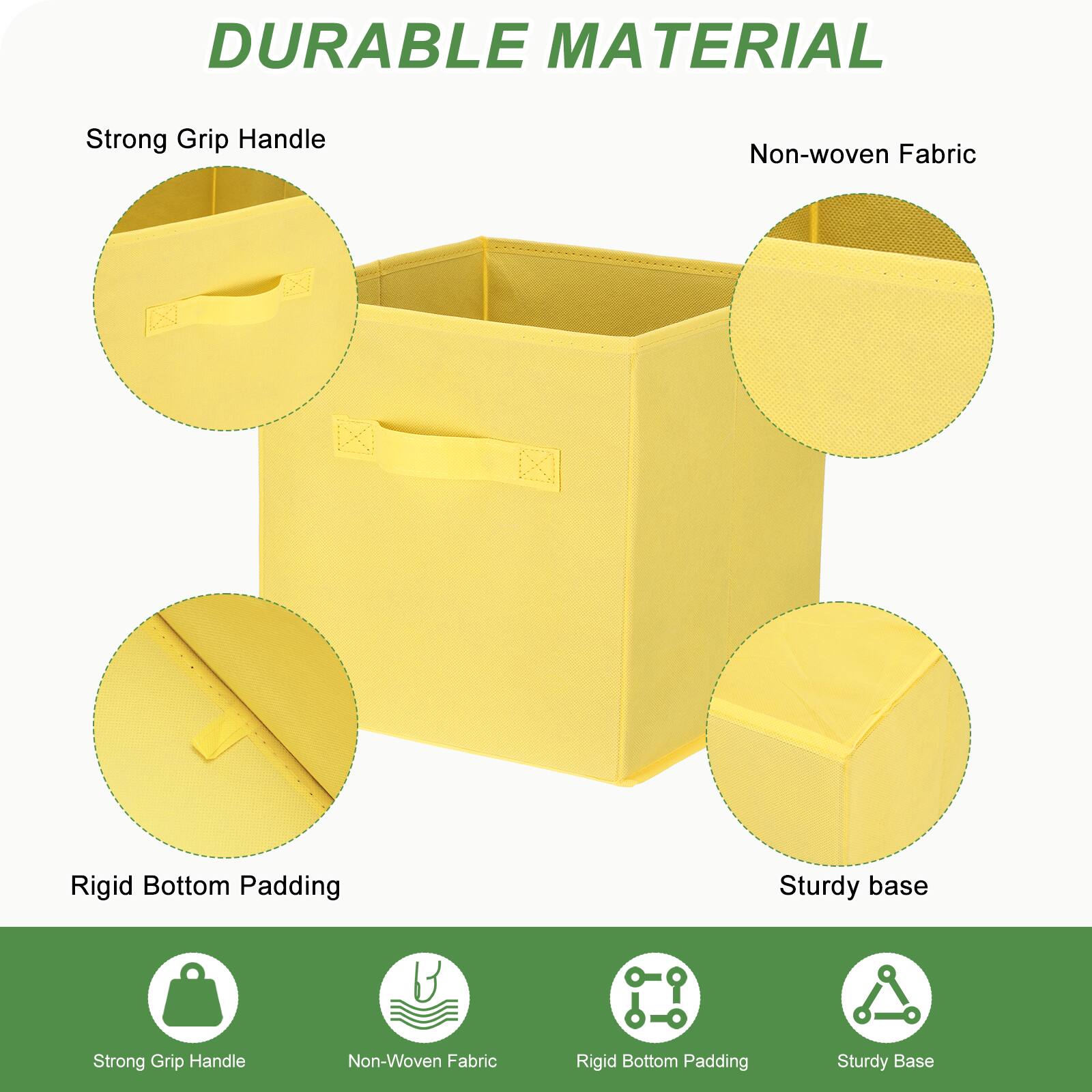 DURABLE MATERIAL

- Strong Grip Handle
- Non-woven Fabric
- Rigid Bottom Padding
- Sturdy Base