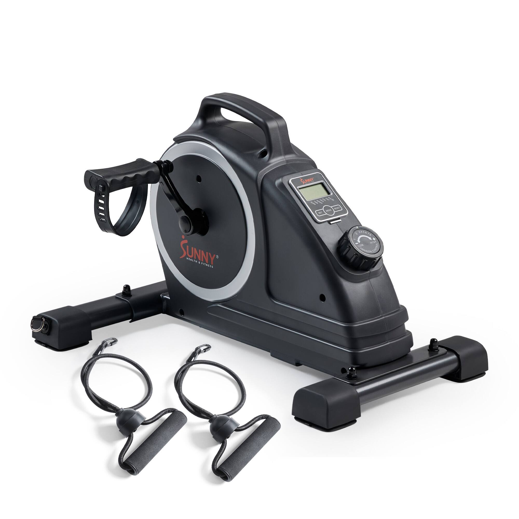 Sunny Health & Fitness Premium Smart Magnetic Mini Exercise Bike