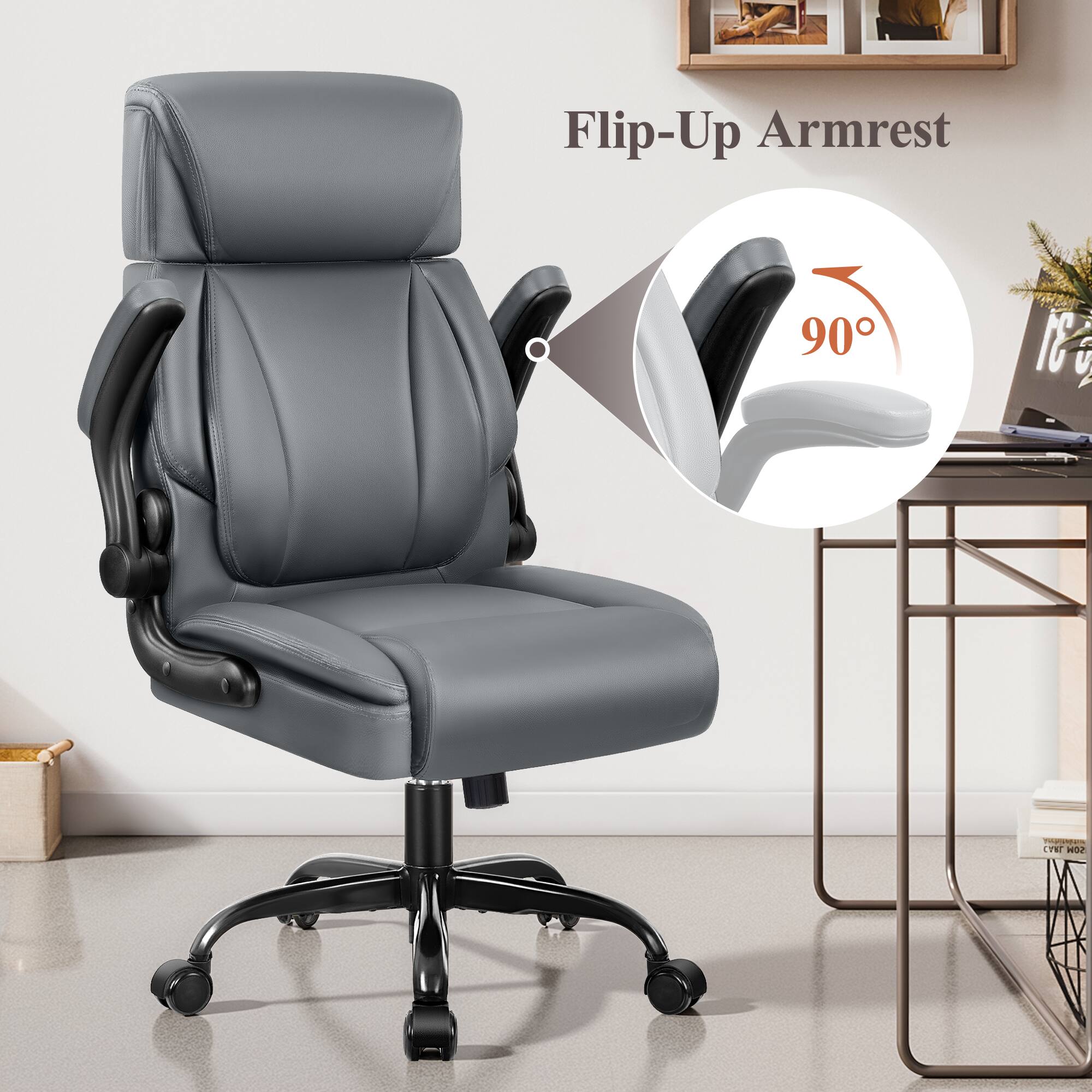 Flip-Up Armrest 90°
