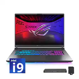ASUS - ROG Strix G18 18" WUXGA Gaming Laptop,Intel i9-14900HX,GeForce RTX 5070,16GB RAM,1TB SSD+1TB Dock Set,Win11Pro - Gray