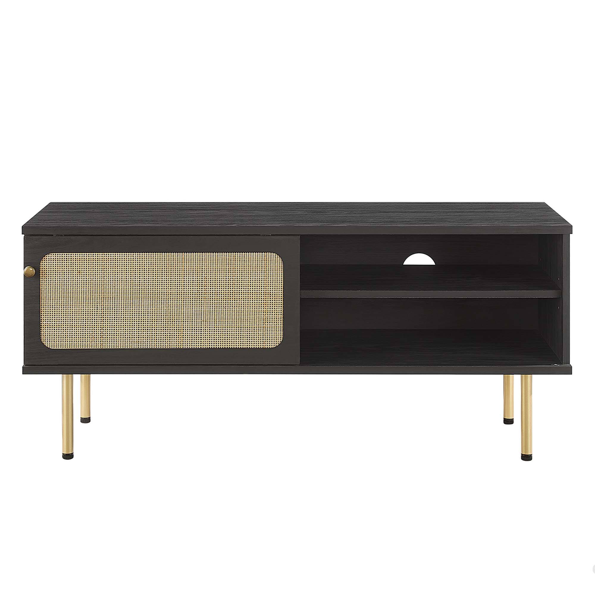 Alt View 3. Modway - Cambria 47" TV Stand by Modway - Black.