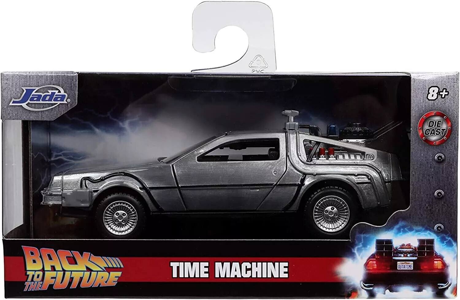 PVC Jada 8+ DIE CAST  
BACK TO THE FUTURE THE TIME MACHINE OUTATIME