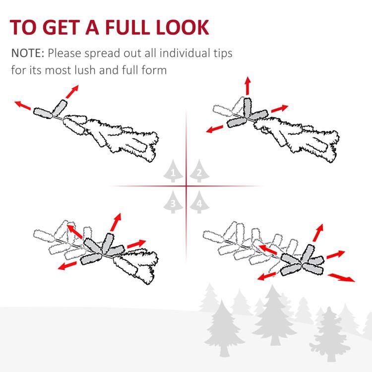 TO GET A FULL LOOK

NOTE: Please spread out all individual tips for its most lush and full form
