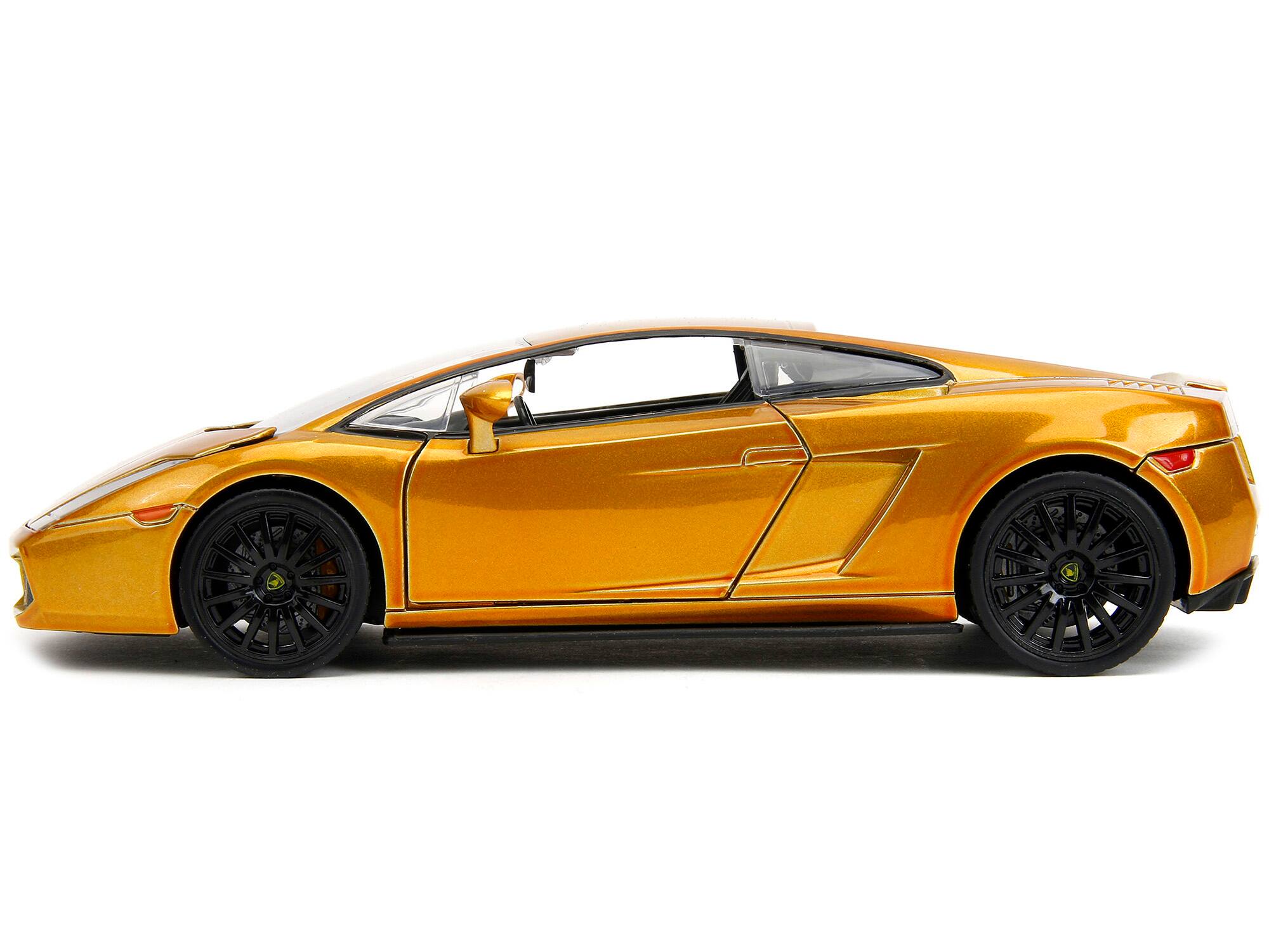 Alt View 4. Jada Toys - Fast & Furious X - 1:24 Gold Lamborghini Gallardo Die-Cast Car   - COLLECTIBLES - Multicolor.