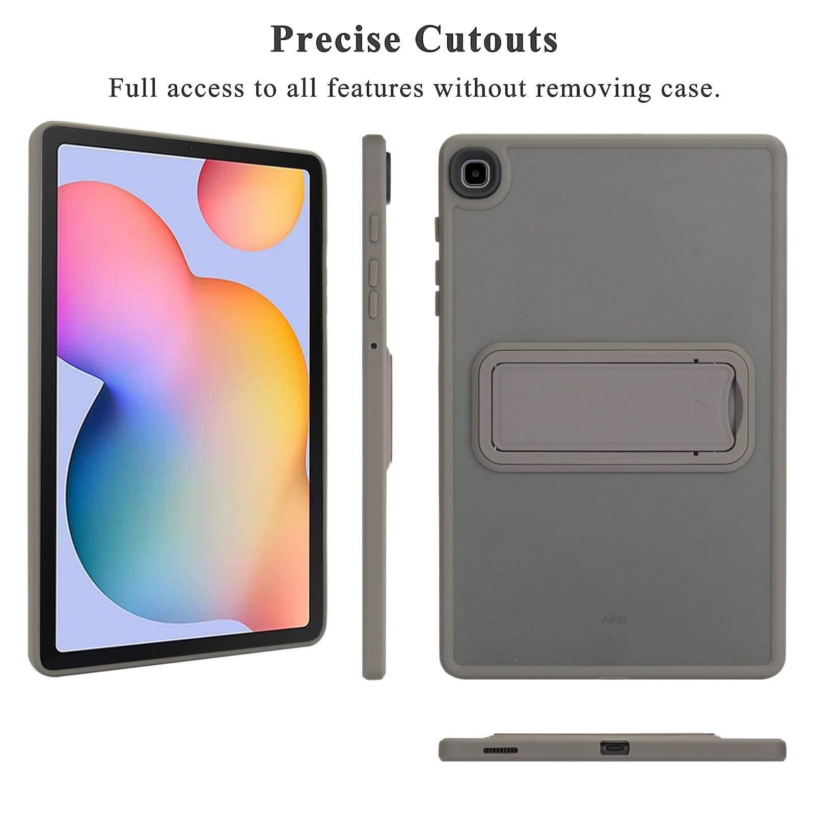 Precise Cutouts  
Full access to all features without removing case.