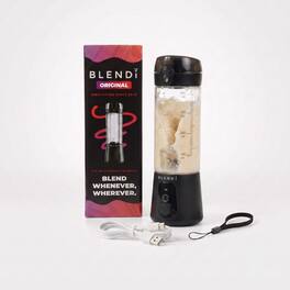 BLENDi - Lite 70W 17‑oz Portable Personal Blender & Drink Mixer for Protein Powders & Supplements - Black