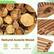 Natural Acacia Wood: UV Sturdy, Sun-resistant, Splinter-free