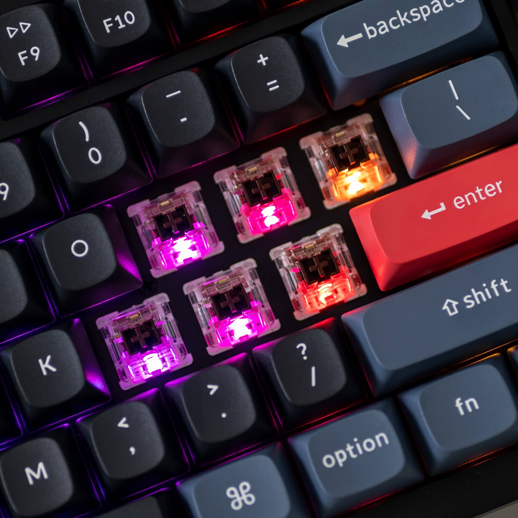 F9 F10  
0 O - + = backspace / enter shift M < , > . H ? I option fn