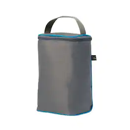 J.L. Childress - Tall Two cool Breastmilk Cooler, Baby Bottle & Food Bag - Grey / Teal