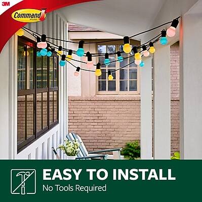 3M Command  
EASY TO INSTALL  
No Tools Required