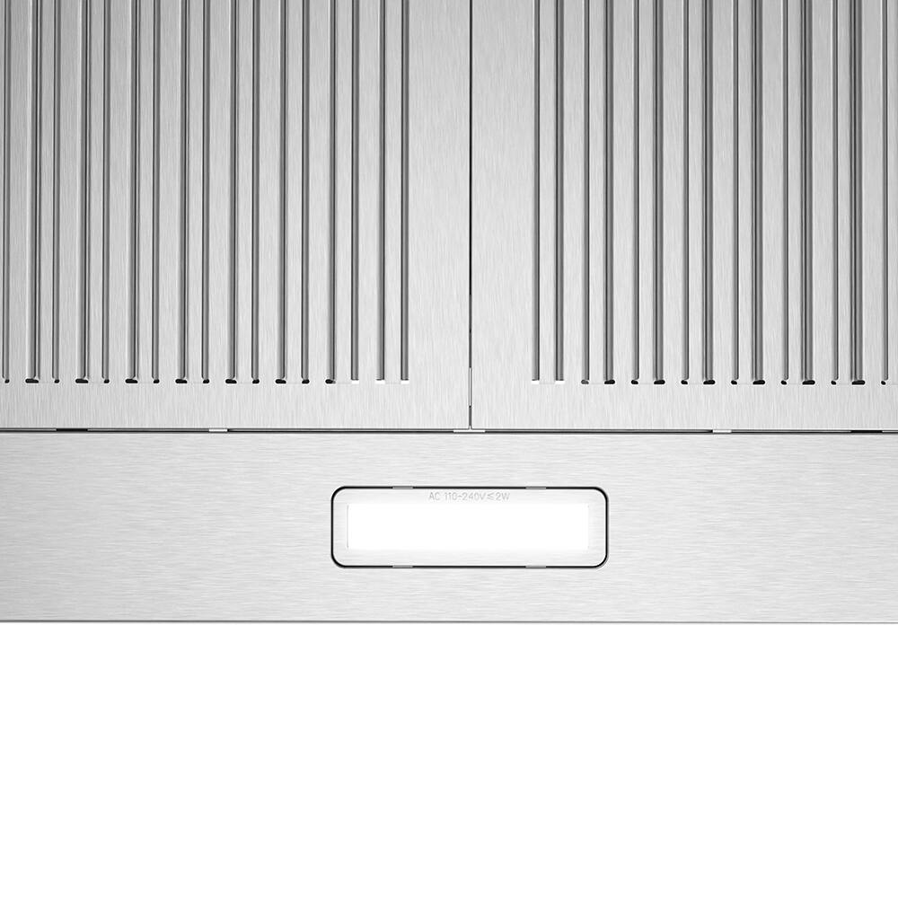 Alt View 9. Streamline - 30 in. Giganti Convertible Wall Mount 220 CFM Range Hood, Baffle Filters, Push Button Control, LED Light - Brushed Stainless Steel.