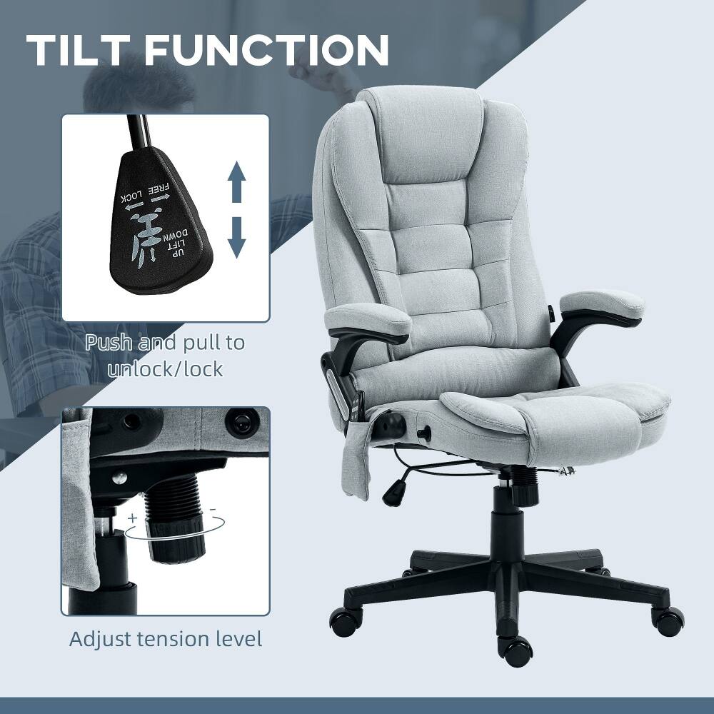 TILT FUNCTION

Push and pull to unlock/lock

Adjust tension level