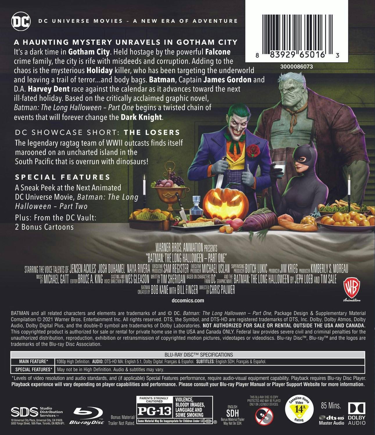 Back. Batman: The Long Halloween - Part One [Blu-ray].